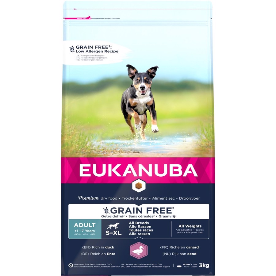 Eukanuba Adult Grainfree Duck, 3 kg