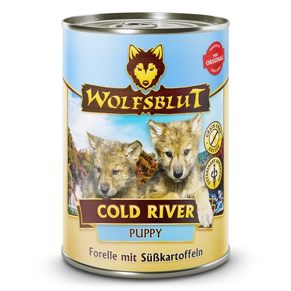 Wolfsblut Cold River Puppy, 395g dåse