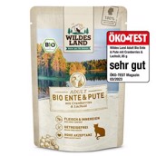 Wildes Land Cat Bio Duck Pure, 12 pouches