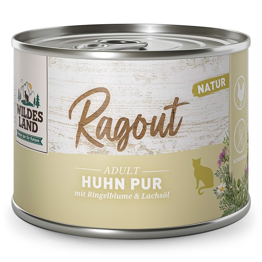 Wildes Land Cat Ragout Chicken Pure dåsemad, 180g