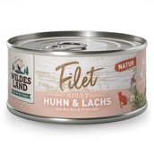 Wildes Land Cat Filet Chicken & Salmon dåsemad, 80g