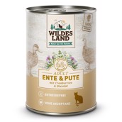 Wildes Land Cat Duck & Turkey With Cranberries, 400g