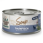 Wildes Land Cat Soup Tuna, Zucchini & Spinach, 80g