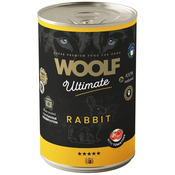 Woolf Ultimate Rabbit dåsemad, 400g