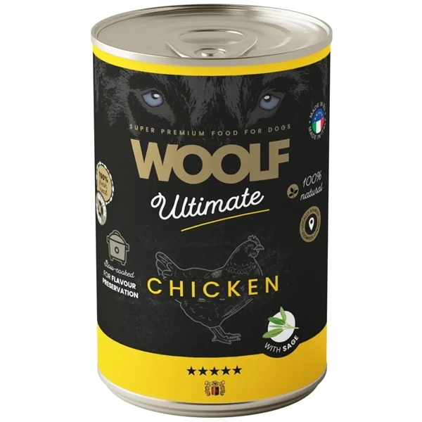 Woolf Ultimate Chicken dåsemad, 400g