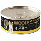 Woolf Ultimate Chicken, dåsemad til killinger, 12 dåser á 85g