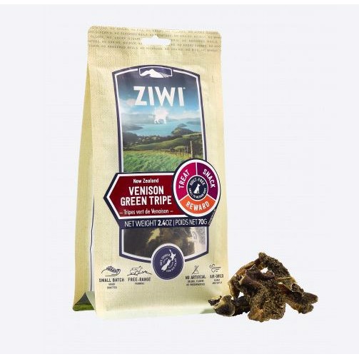 ZiwiPeak Treats Venison Tripe, 70g - KORT DATO