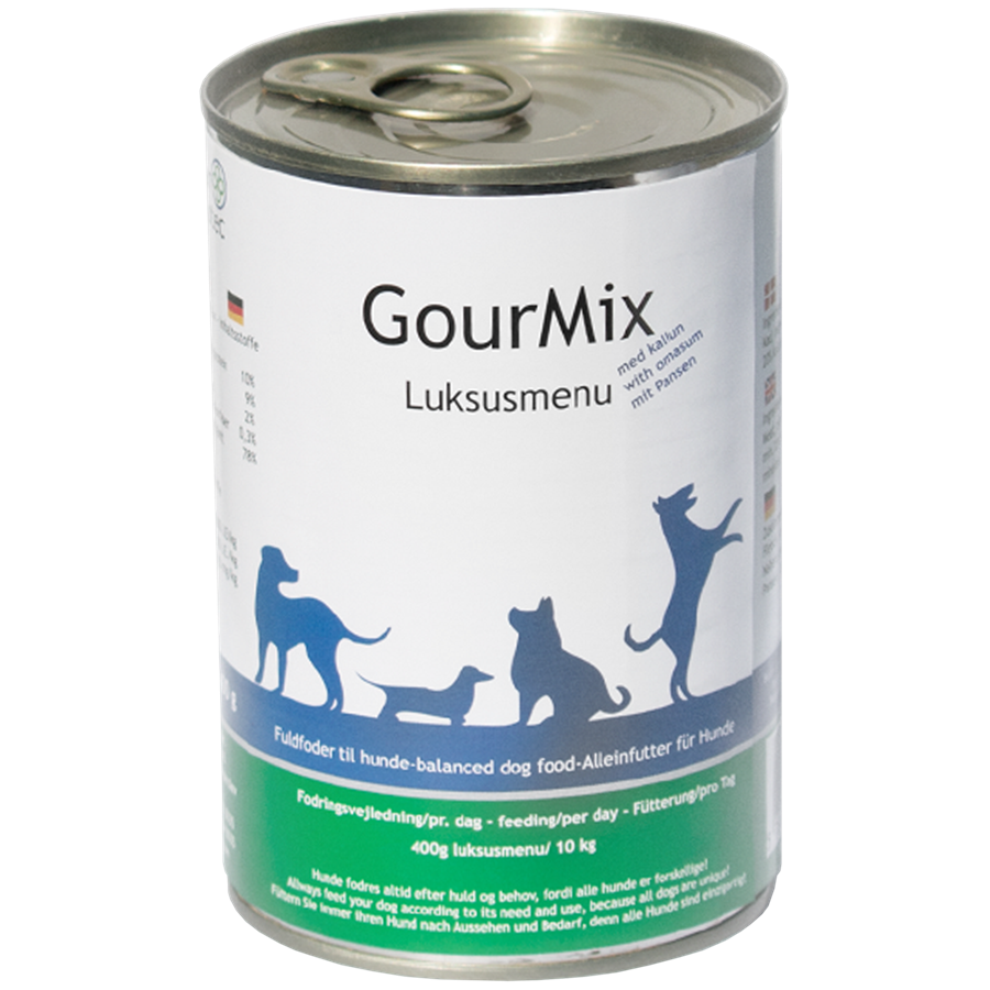 Gourmix med kallun - fuldfoder på dåse til hunde