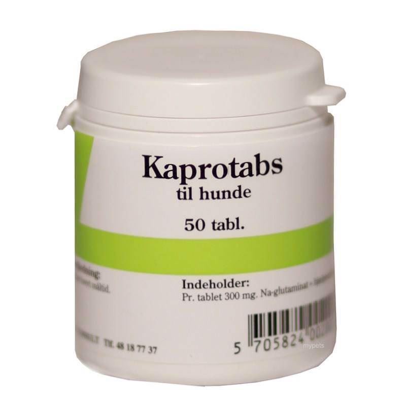 Kaprotabs - mod afføring spisning, 50 tabletter