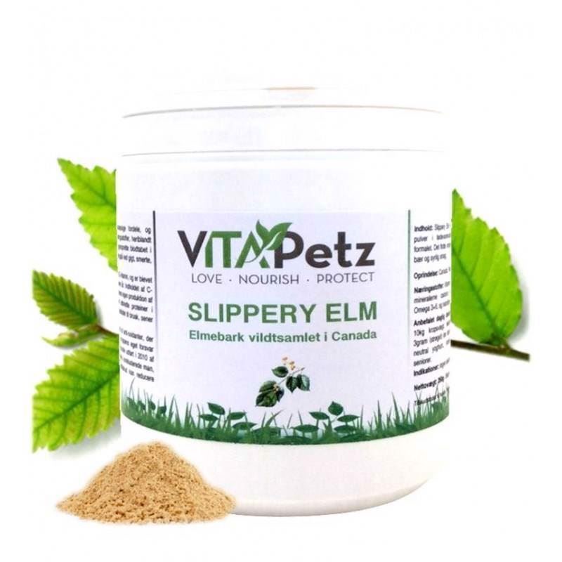 VitaPetz Slippery Elm, Elmebark vildtsamlet i Canada, 60 gr