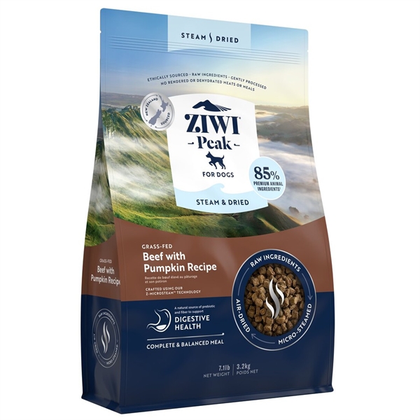 Ziwipeak Dog Steam & Dried, Beef, 3.2 kg