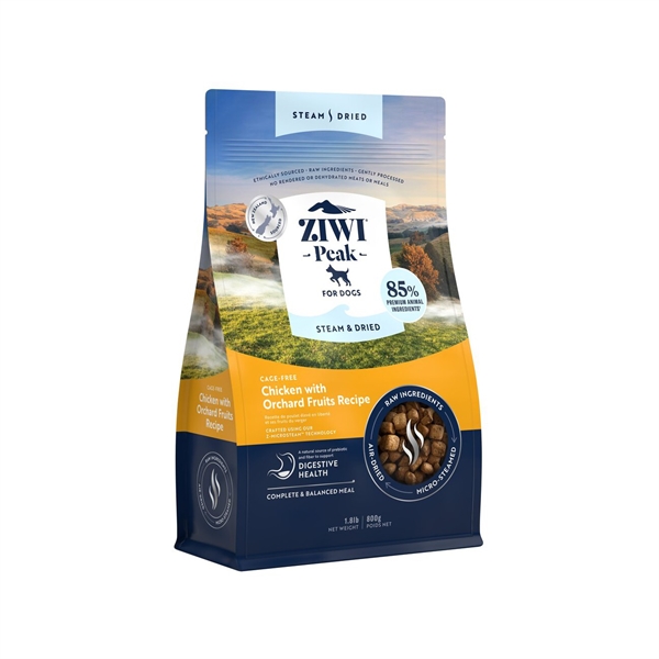 Ziwipeak Dog Steam & Dried, Chicken, 800g