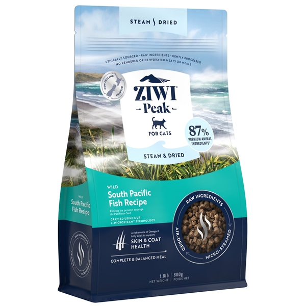 ZiwiPeak Cat Steam & Dried Fish, 800g