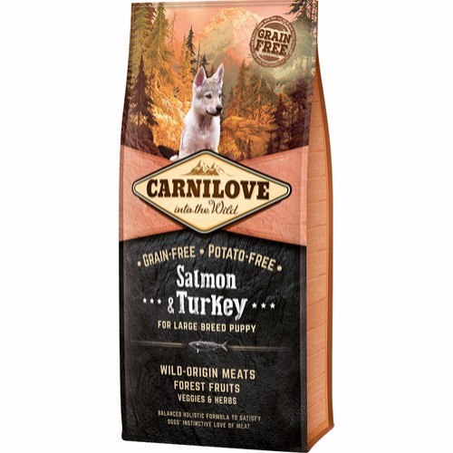 Carnilove Puppy Large Breed Salmon & Turkey, 12 kg