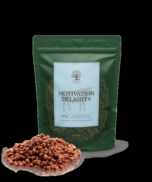 Essential Motivation Delights - træningsgodbidder, 500g