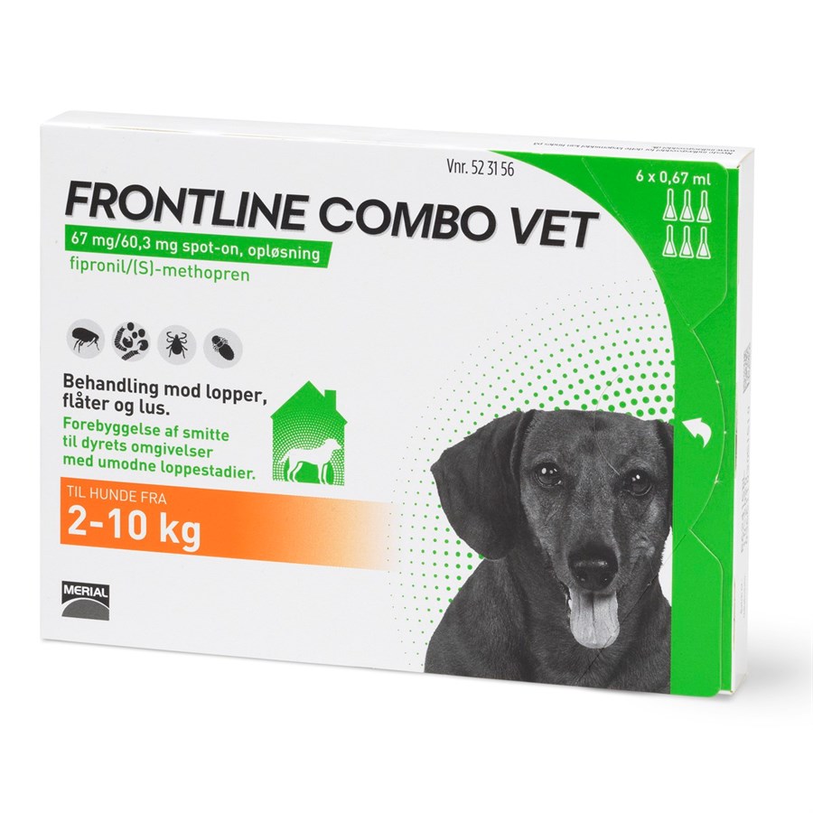 Frontline loppegift til hunde 2-10 kg BONUSPAKKE - SPAR 50%