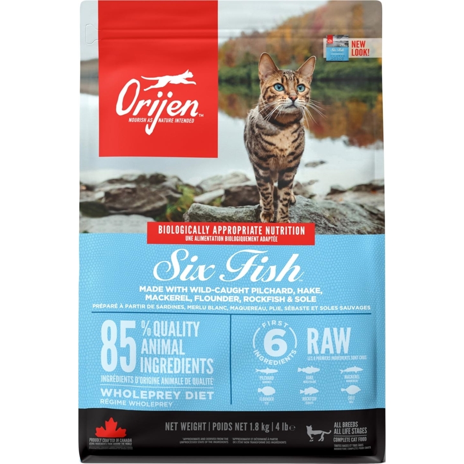 Orijen Cat Six Fish, 1.8 kg