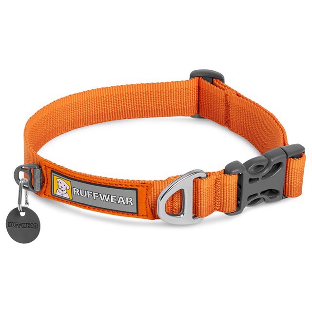 Ruffwear Front Range Halsbånd, Orange, 28 - 36 cm