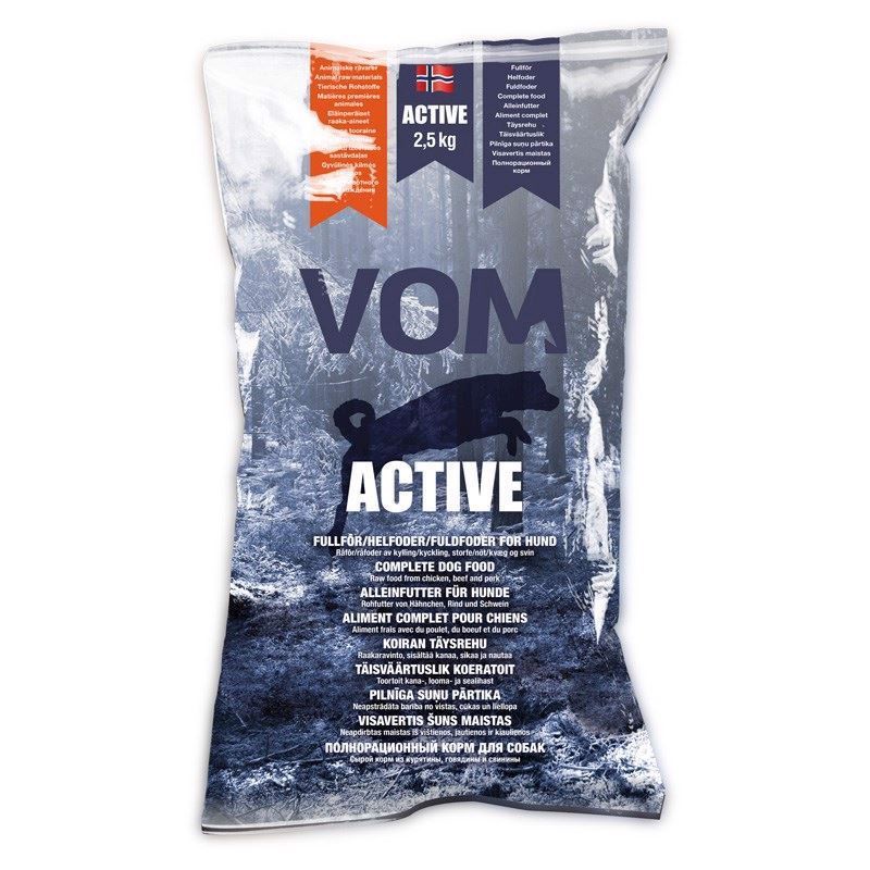 Vom Active fuldfoder kødboller, 2.5 Kg