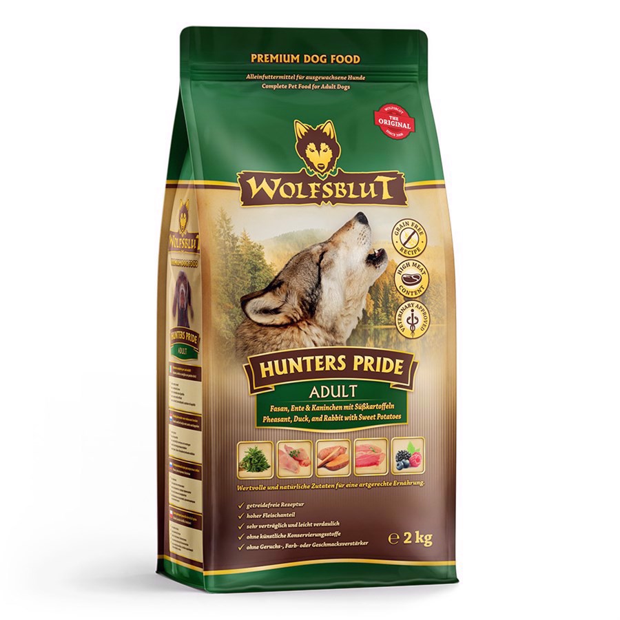 WolfsBlut Hunters Pride Adult hundefoder, 2 kg