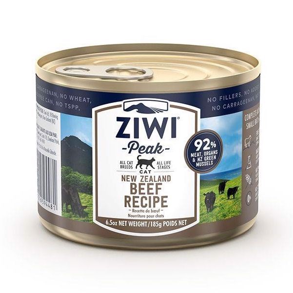 ZiwiPeak Cat dåsemad Beef, 185g